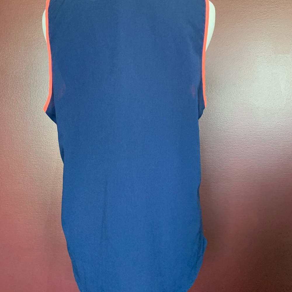 One clothing navy & coral tank top - Picture 4 of 6